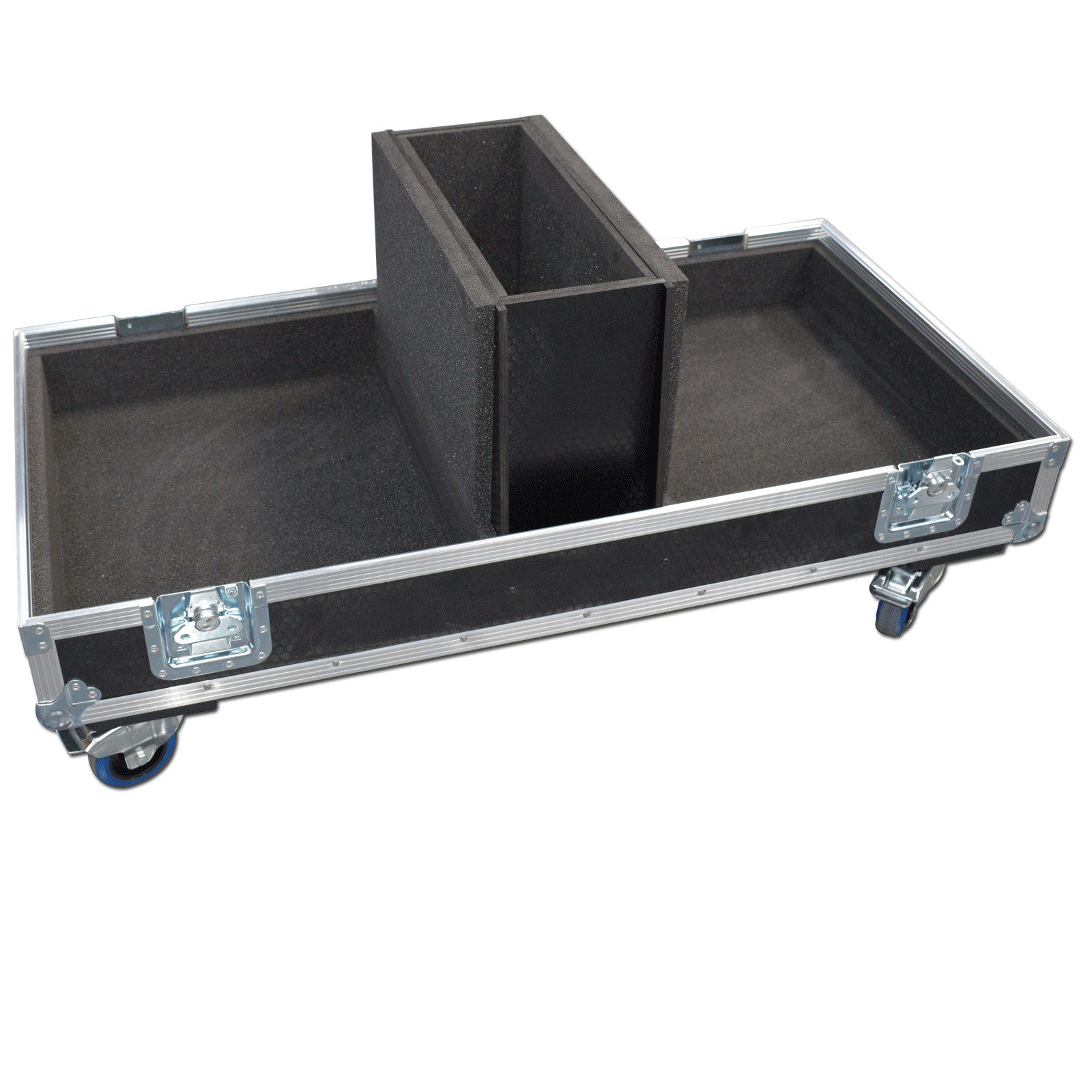 Twin Speaker Flightcase for KAM IMS15 MK11 With 150mm Storage Compartment 